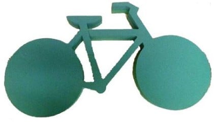 Fiets Mountainbike steekschuimvorm oase voor verse bloemen 710 x 430 mm