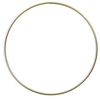 Metalen ring Goud gelakt 40 cm per stuk