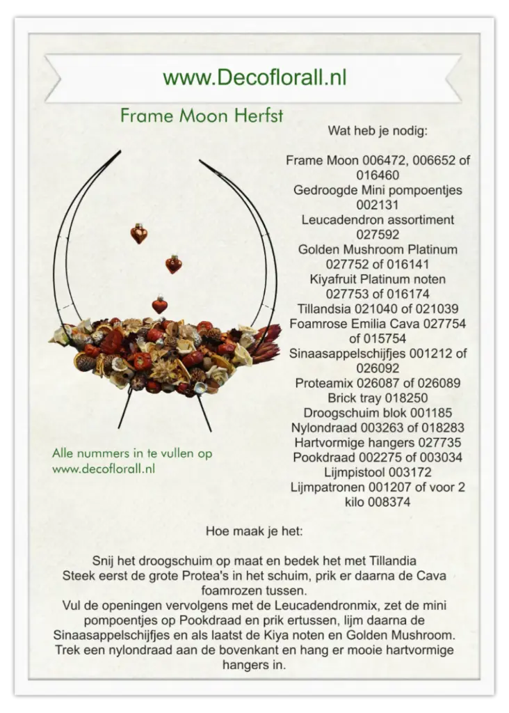 Frame Moon Herfst Stel zelf je pakket samen 