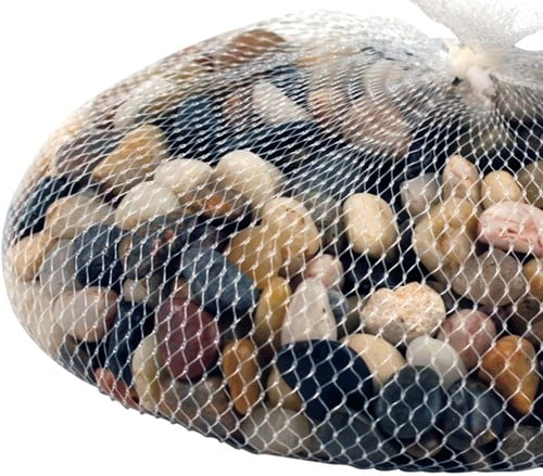 [A-011150] Kiezelsteentjes Net Bruintinten 1 kg