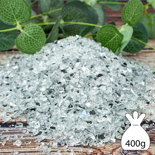 [A-024482] Spiegelglas Mirror Gravel 1-4 mm Zak 400 gram
