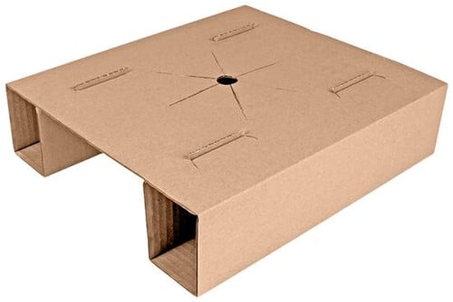 [A-024453] Inzet interieur voor Bloemendoos enkel Bruin 33x30x47 cm excl emmertje