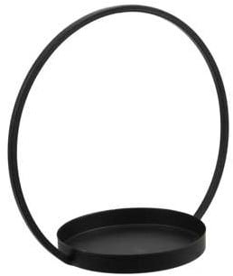 [A-025293] Metalen frame Ring met schaal voor steekschuim of windlicht 24,5x14x22 cm per stuk