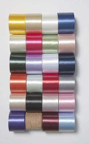 [A-021022] Blanco Zijdenlint voor Lintprinter 70mm ca. 80cm 